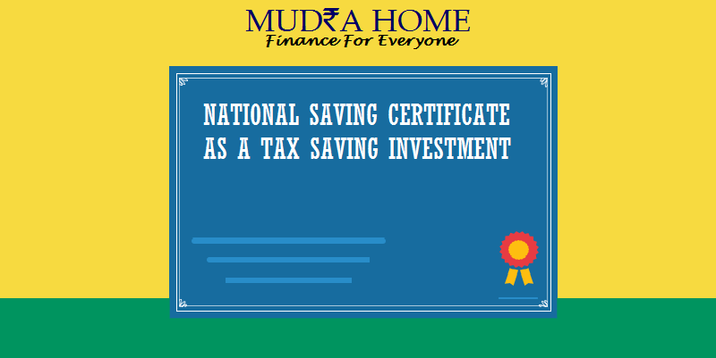 National saving certificate as a tax saving investment