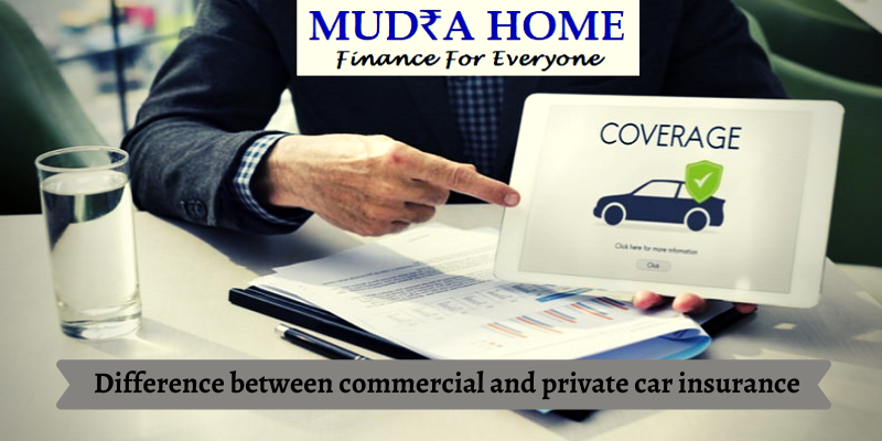 Difference between commercial and private car insurance