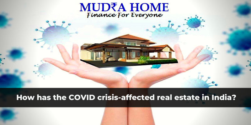 How has the COVID crisis-affected real estate in India?