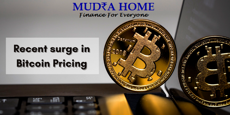Recent surge in Bitcoin Pricing