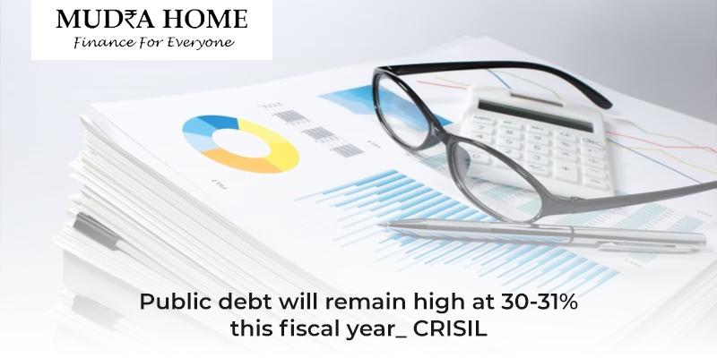 Public debt will remain high at 30-31% this fiscal year: CRISIL