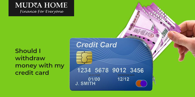 Should I withdraw money with my credit card
